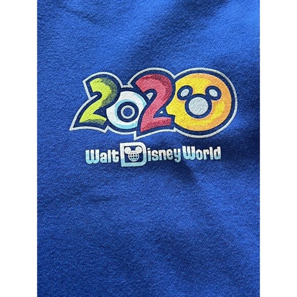 Walt Disney World Parks 2020 Zip Sweatshirt Adult Size Small Travel Vacation - Picture 3 of 12